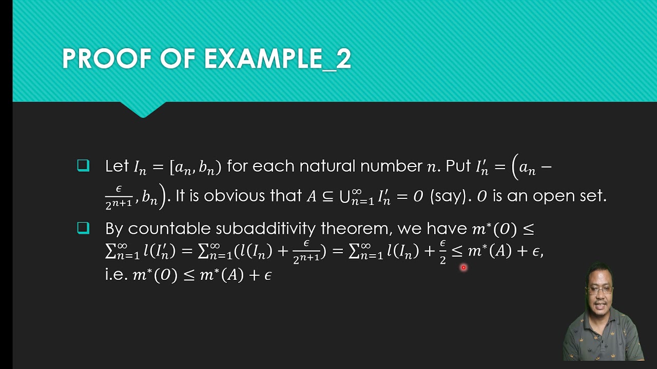 Outer Measure is countably sub-additive