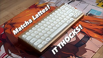 Custom QK65 V2 w/ Hand-Lubed Invokeys Matcha Lattes