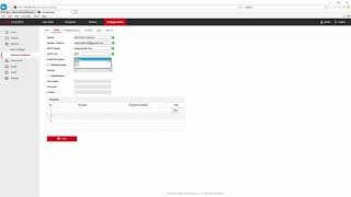 Hikvision IP Camera Gmail settings to send email alerts