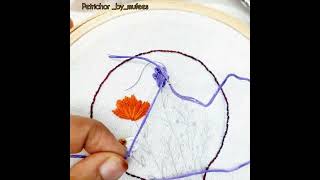 Easy hand embroidery light bulb pattern // hand embroidery design