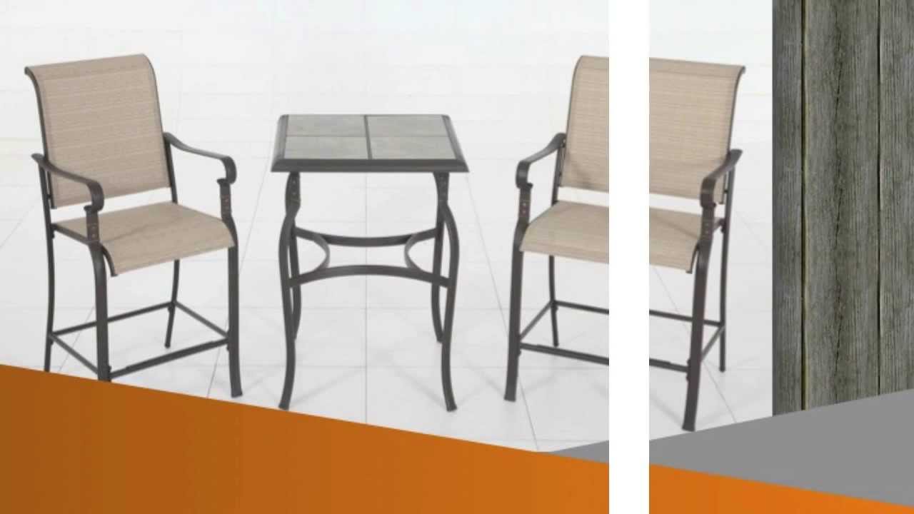 Home Depot Belleville 3 Piece Table YouTube
