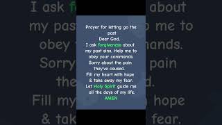 Prayer For Letting Go The Pastasking Forgiveness For The Sinful Deeds And Words.