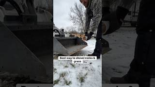 Easiest Method for Plowing difficult Spots 👍 #landscape #diy #snow #coldweather