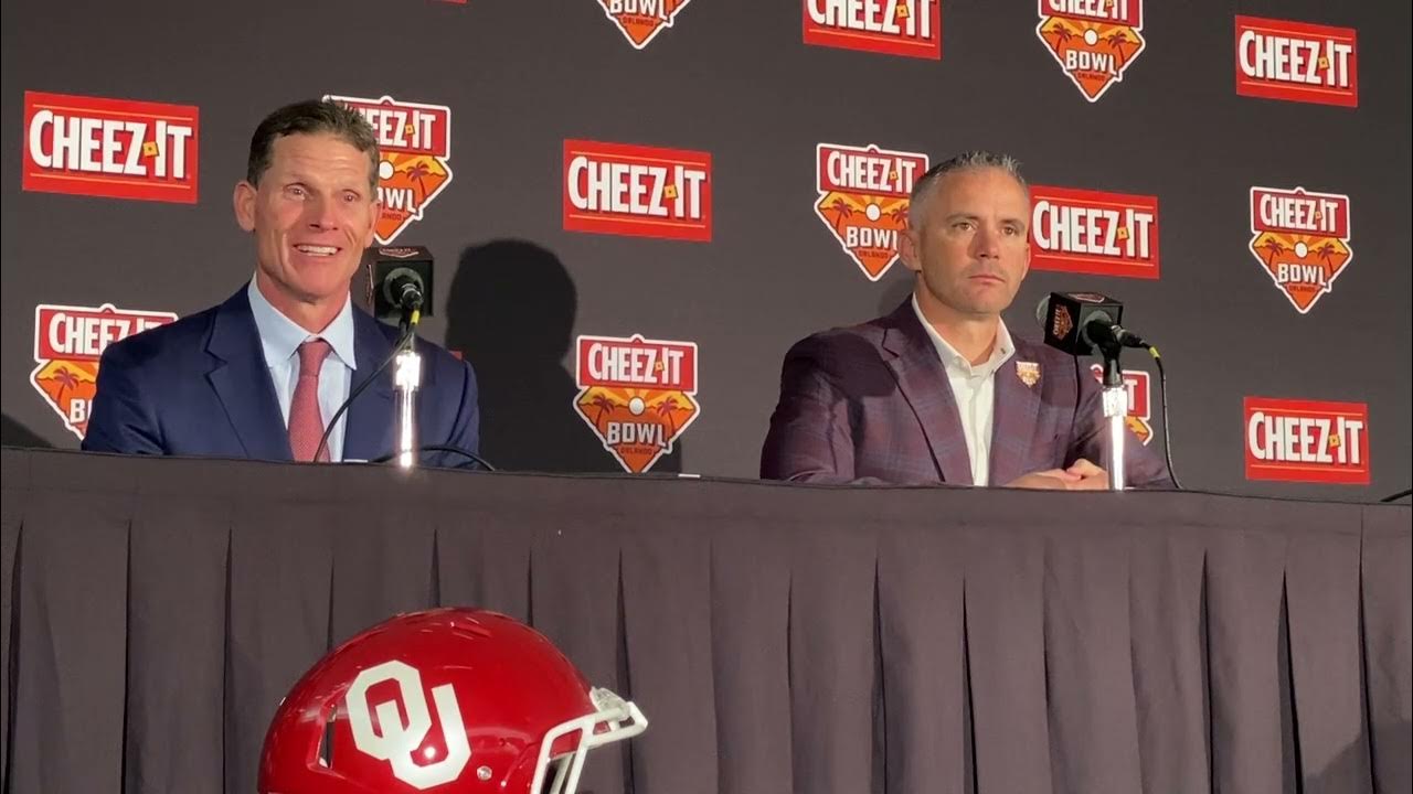 Mike Norvell and Brent Venables joint press conference for CheezIt