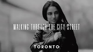 Walking Through The City Street By Gessils