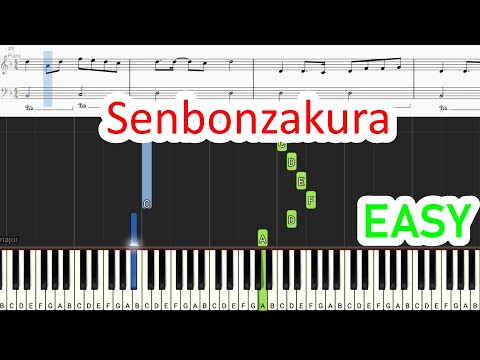 SenbonZakura Piano Easy Sheet Free 