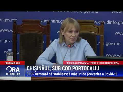 CHIȘINĂUL, SUB COD PORTOCALIU