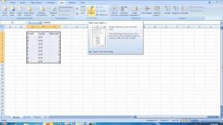 Date filter in microsoft excel 2007 tutorial for beginners in hindi