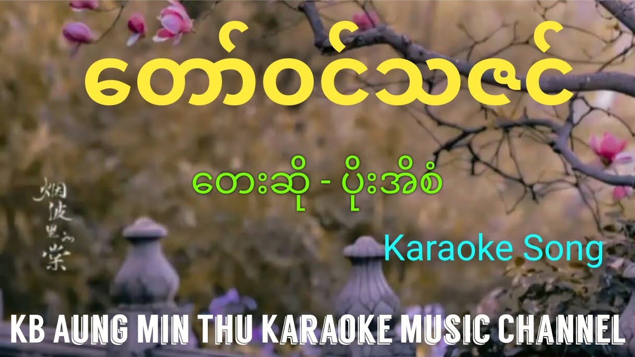 တော်ဝင်သဇင် #kbaungminthu #အောင်မင်းသူ #karaokesong 