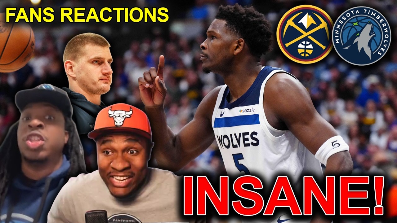NBA fans reaction to Timberwolves INSANE win vs Nuggets in Game 2 😱 ...