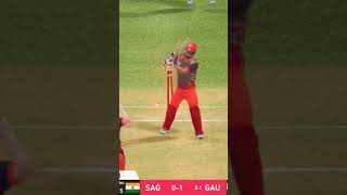 GAURAVARYA81VS SAGARdream dream cricket blower s.sreesanth wicket #cricket #dreamcricket
