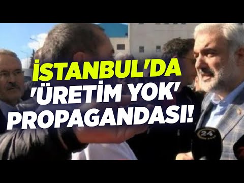 İstanbul'da 'Üretim Yok' Propagandası! AKP İstanbul İl Başkanı Nuri Kabaktepe KRT Haber