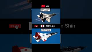 The MOST Expensive Fighter Jet? 🇨🇳 vs 🇯🇵 #j31 #jp #fighterjet #viral #shorts