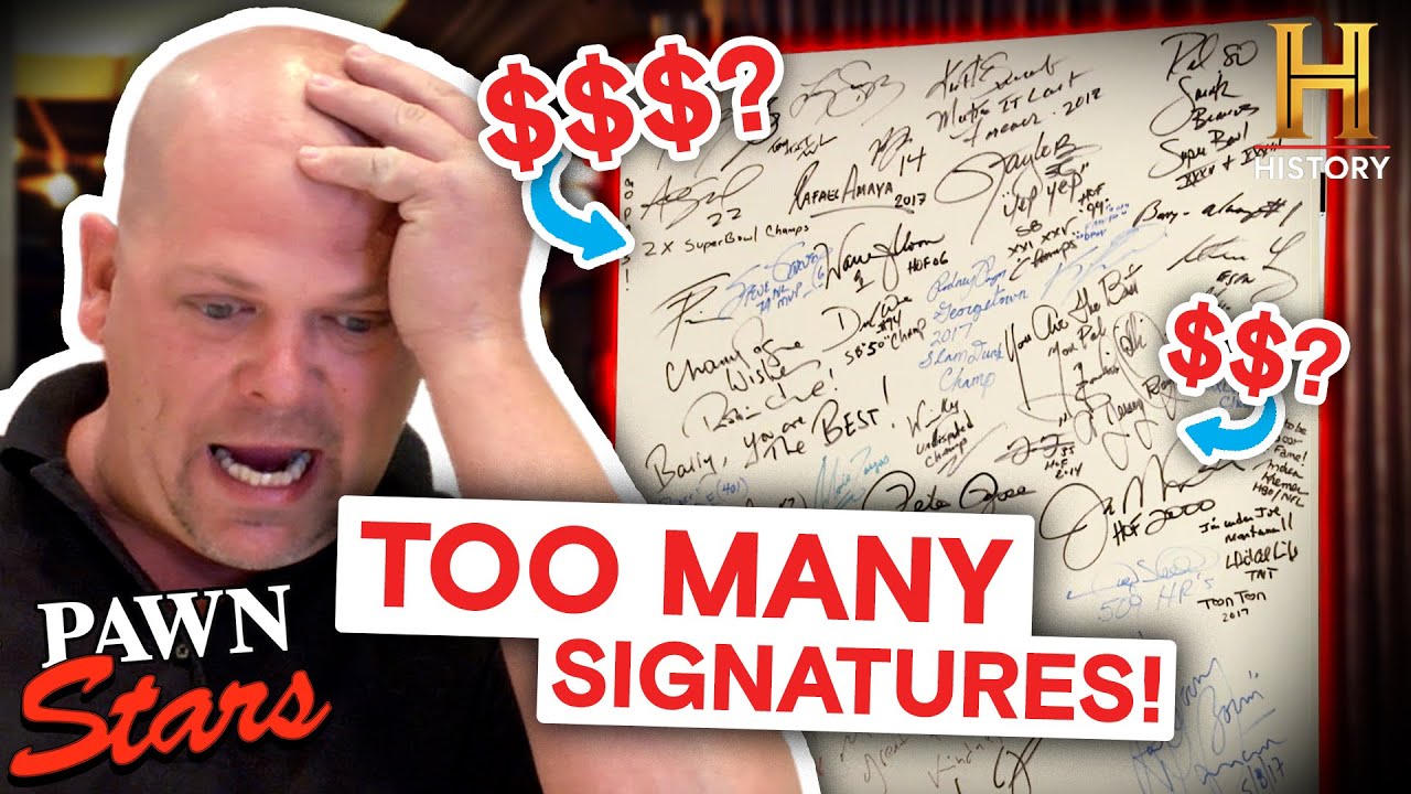 Star-Studded Signatures: Big Names on Big Items | Pawn Stars