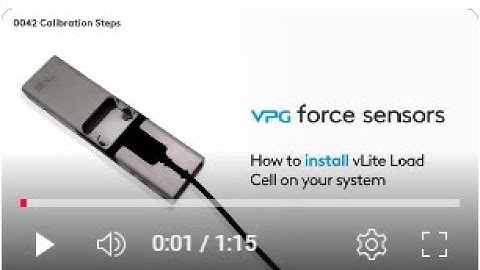 How to Install the vLite Model 0042. Step-by-Step Guide - VPG Force Sensors