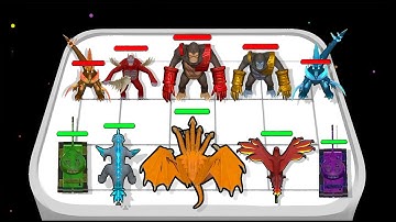 Merge Kaiju : KogxGozila game in MAX LEVEL ⭐ Merge Simulator Battles