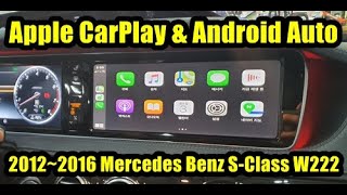 You can install mb50cb apple carplay & android auto oem integration
module on your w222 s-class and enjoy the latest smartphone
connectivity with quality...