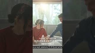 Yataşın 50. Yılına Özel Yataklar, Şimdi 8 Parça Çeyiz Seti Hediyeli