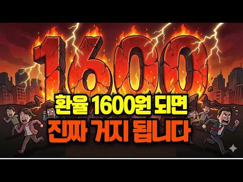 환율 1600원 가면 벌어지는 일.. 월급 빼고 다 오릅니다 | 환율 | 경제채널