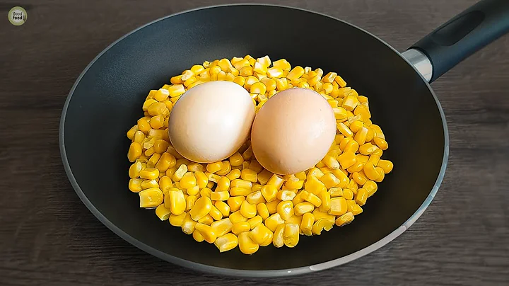 Super Easy Eggs and 1 can of Corn and your kids will be Asking for this snack Everyday - Good Food