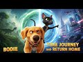 the epic adventure dog bodie and cat luna time travel time journey and return home