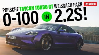 2024 Porsche Taycan Turbo GT with Weissach Pack - quicker than a GT3 RS! @odmag | @odmag