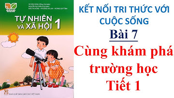 Tự nhiên và xã hội lớp 1 -Bài 7 Cùng khám phá trường học Tiết 1 | Kết nối tri thức | 10 phút học bài