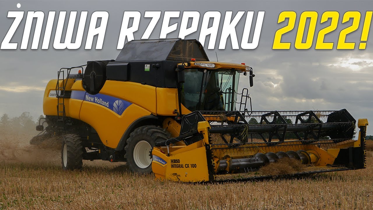 Żniwa rzepaku 2022 - Gospodarstwo rolne Gawlik