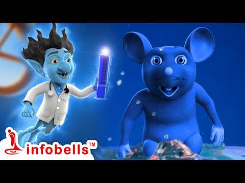 Aaj Mangalwar Hai Chuhe Ko Bukhar Hai, Chuha Gaya Bhoot Doctor Ke Pass | Hindi Rhymes | Infobells