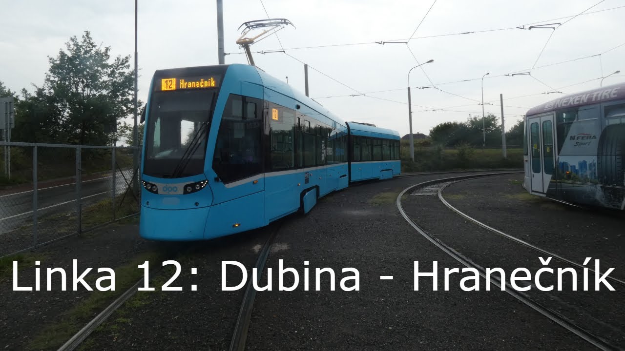 OČIMA OSTRAVSKÉ TRAMVAJAČKY: Linka 12 Dubina - Hranečník