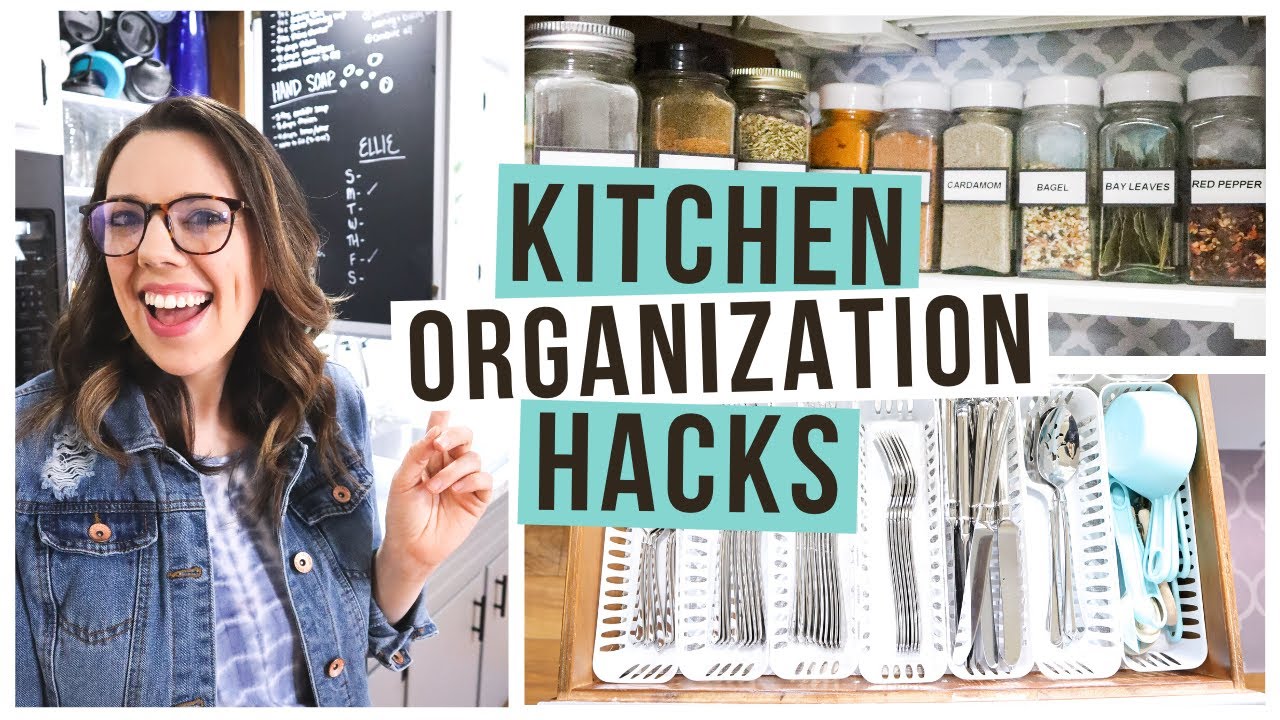 CLEVER KITCHEN ORGANIZATION HACKS | ORGANIZE WITH ME - YouTube