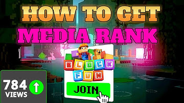 how to get media rank on blockfun
