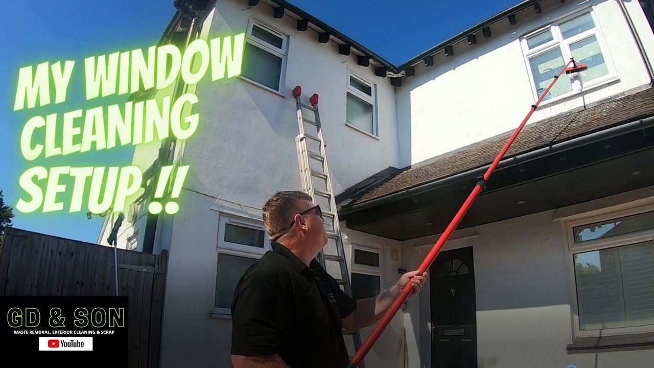 My First Window Cleaning Setup. I'm Trying Out The New Kit !!! - YouTube