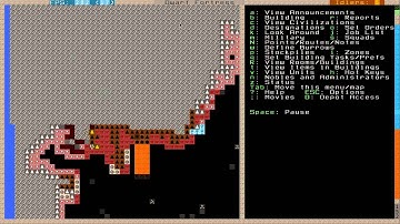 Dwarf Fortress 2011 Tutorial — Part 21 — Embarking in a mountain!
