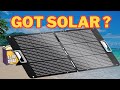 How to setup and use a Power Queen 100 Watt Portable Solar Panel !