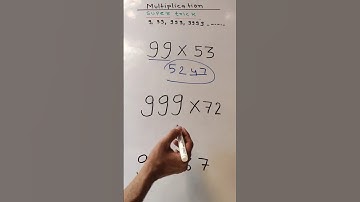 FAST//CALCULATION//MULTIPLY WITH 99,999,9999..... TRICKS