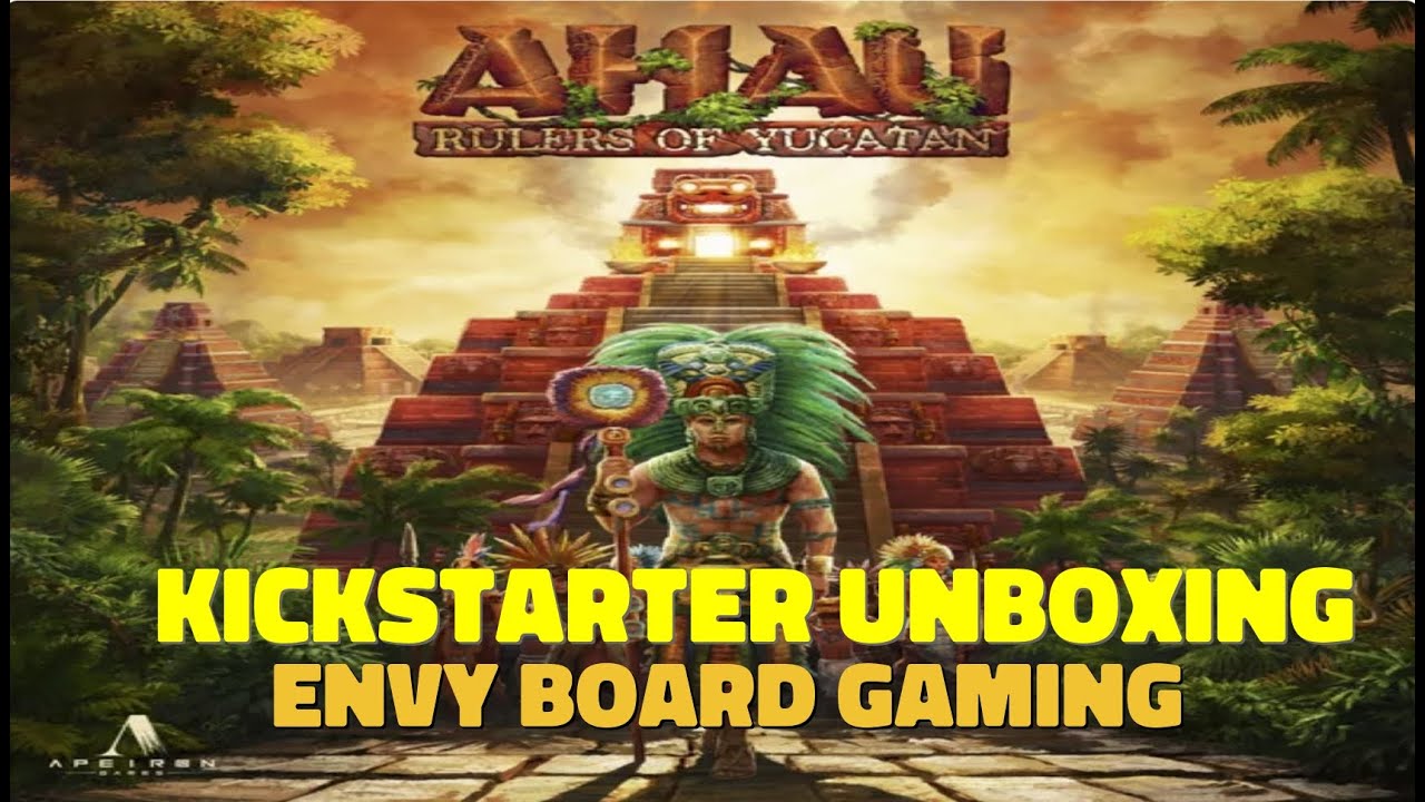 Ahau Rulers of the Yucatan Kickstarter Unboxing YouTube
