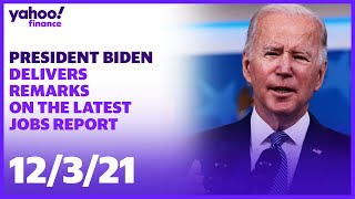 President Biden delivers remarks on the November jobs report