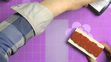 Dry Embossing with Stencils