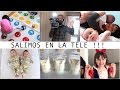 VLOG MES 3 MELLIZAS (Parte 1) Salimos en tv, grabación "Comando Actualidad" + Revisión craneo Eider