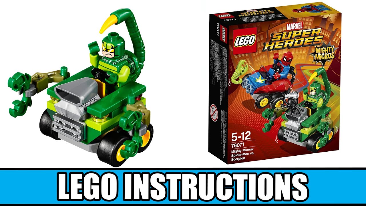 LEGO Instructions | Marvel | 76071 | Mighty Micros: Spider-Man vs
