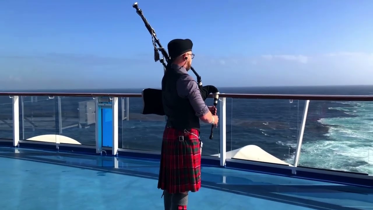 Lochaber no more, bagpipes on Cruise Ship YouTube