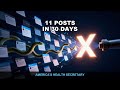 RFK Jr Posted 11 Times in 30 Days — Almost All Snakes