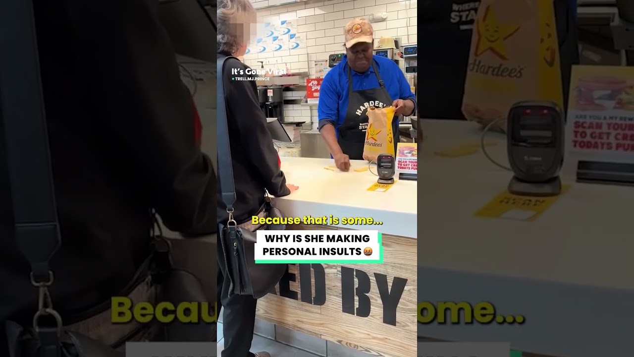 Fast food workers are human too. 🙄😬 