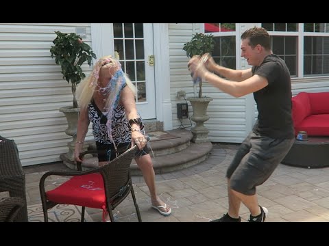 ANGRY GRANDMOM GETS ATTACKED!