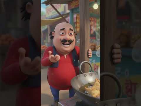 Motu Ki Samosa Diet! 😂 | Motu Patlu New Funny Comedy | #Shorts #cartoon #motupatlu