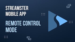 Streamster mobile app - remote control mode. screenshot 4