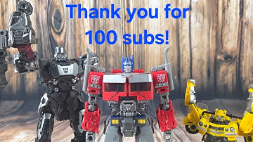 100 subscriber special | A transformers stop motion skit