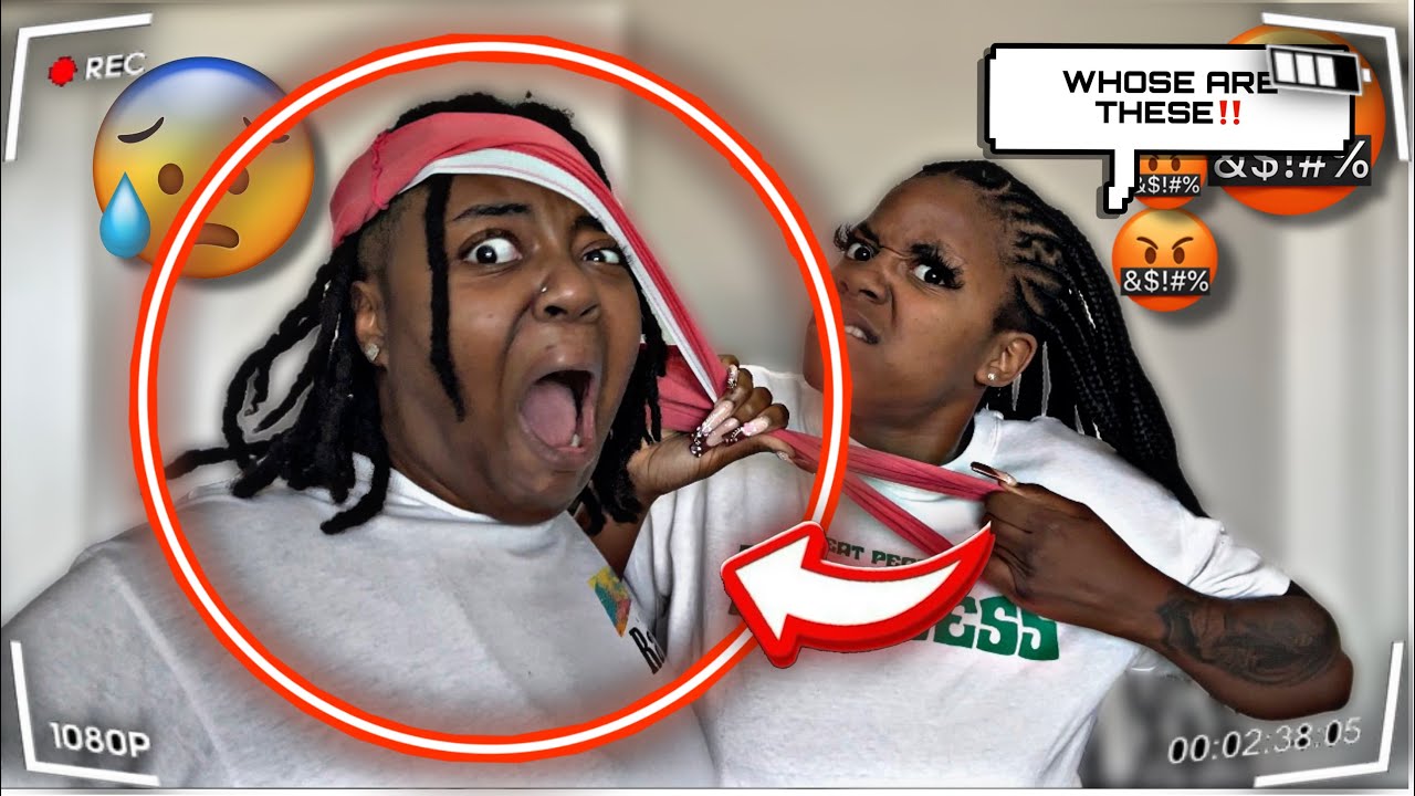 DROPPING ANOTHER GIRL PANTIES OUT OF MY POCKET...