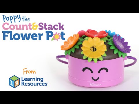 Poppy the Count & Stack Flower Pot